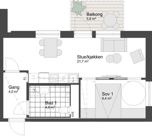Plantegning 1